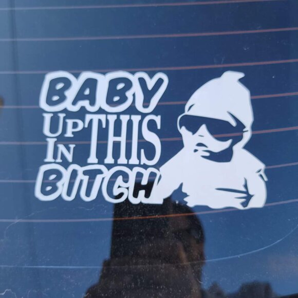 Baby Up in this B*tch Car Decal - Picture 1 of 1